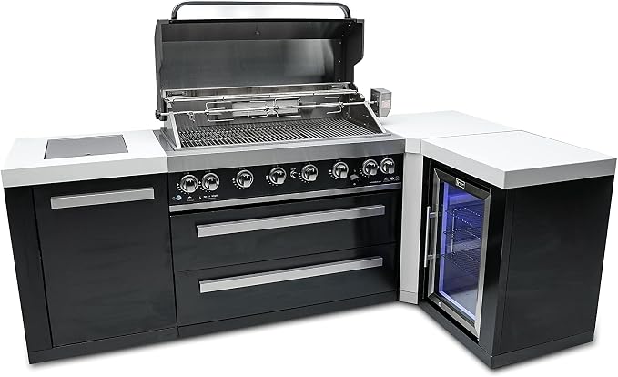 Mont Alpi MAi805-BSS90FC Black Stainless Steel 90 Degree Corner Gas Outdoor - Image 3