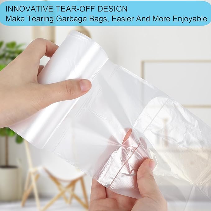 1.2 Gallon Small Trash Bags, 4.5 Liter Trash Can Liners Garbage Bags - Image 4