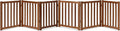 LZRS 6-Panel Extra-Wide Freestanding Wooden Dog Gate Indoor – 24”High Foldable by LZRSPET