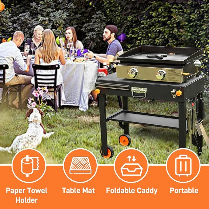 Grill Table for Blackstone Griddle, Portable Griddle Table - Image 2