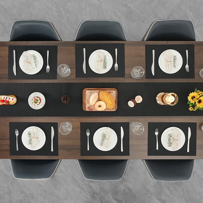 Myir JUN Table Runner, Vinyl Table Runner Indoor 72 Inch Long Arbitrarily - Image 9