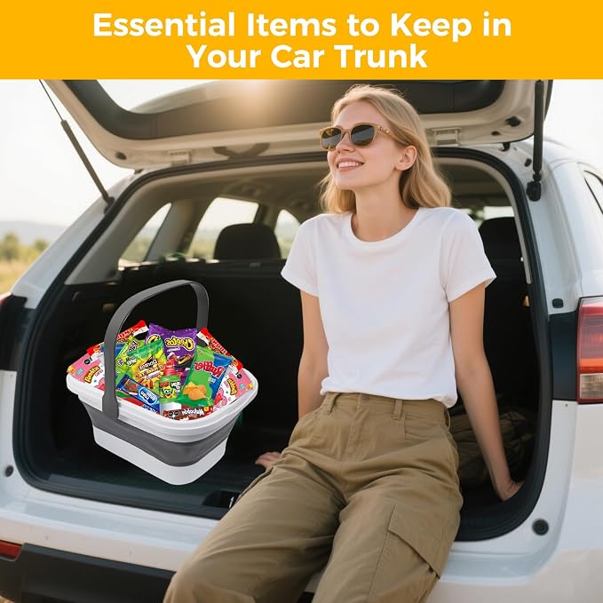 Picnic Basket for 2 Person, Foldable Bucket - Image 7