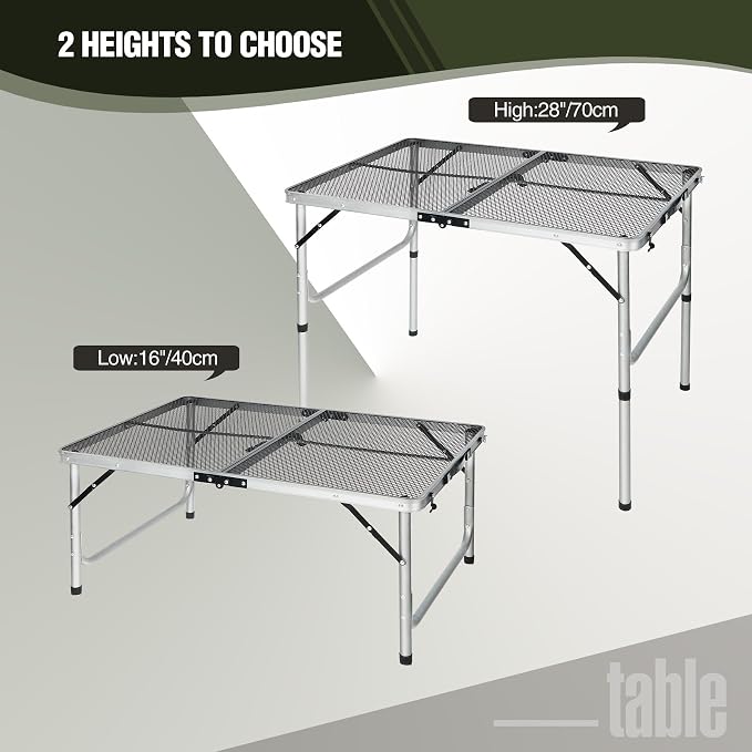 REDCAMP 36x24 Folding Grill Table - Image 5