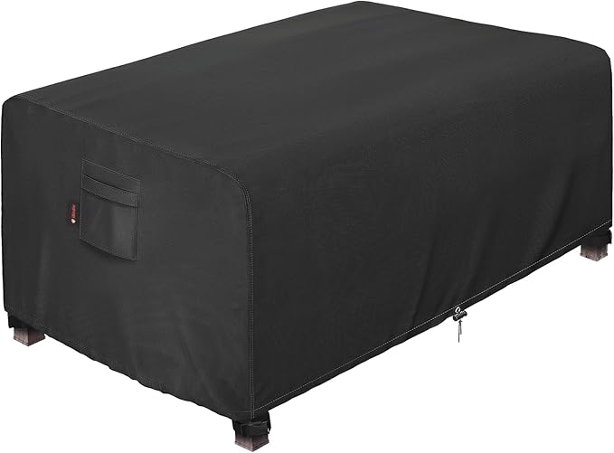 iBirdie Rectangular Gas Fire Pit Table Cover 44 x 32 inch Outdoor Waterproof by iBirdie