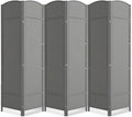 Folding Room Divider, Weave Fiber Privacy Screen, Extra Wide Room Screen by cocosica