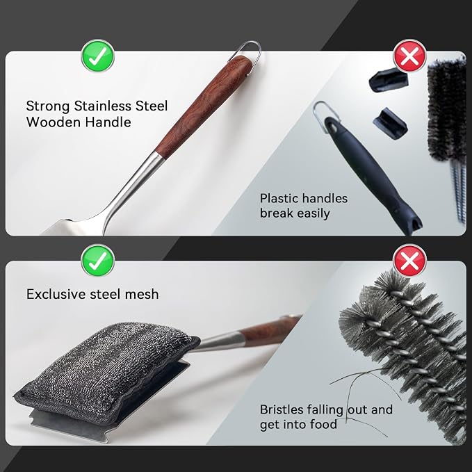 Bristle-Free Steam Cleaning Grill Brush, - Image 7