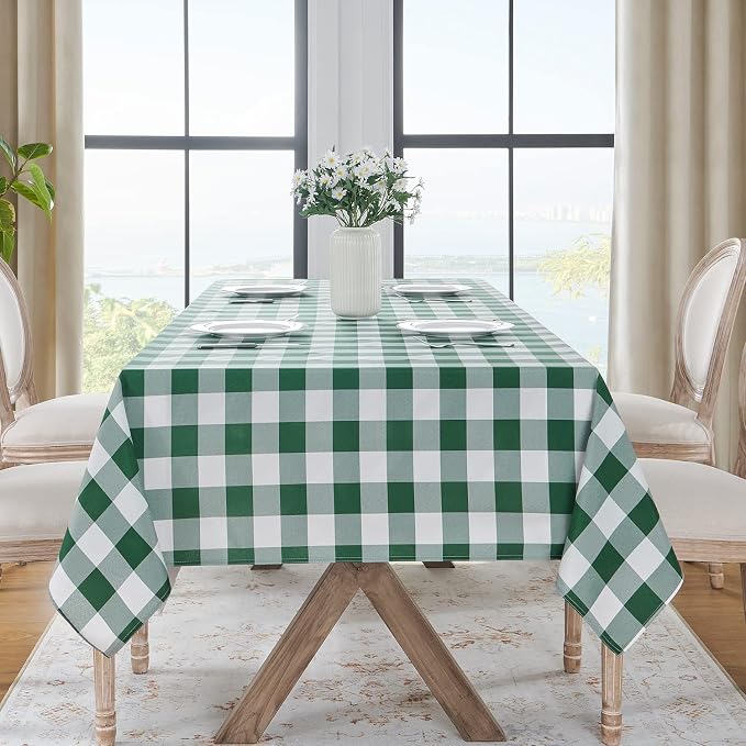 Softalker Spring Checkered Tablecloth Rectangle - Image 8