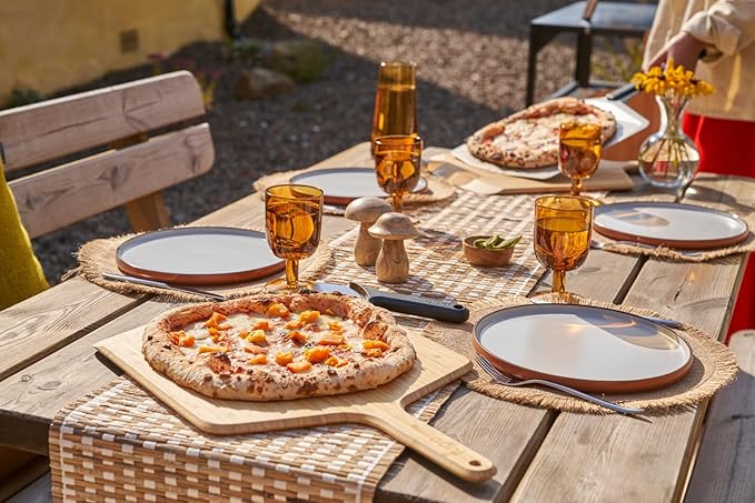 Pizza Peel 14 Inch Bamboo Rectangular Paddle, Lightweight Wooden Launcher