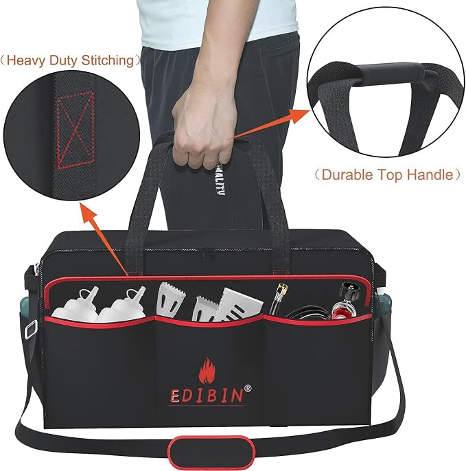 Carry Bag Compatible with Cuisinart CGG 306 Chef's Style Tabletop Grill - Image 3