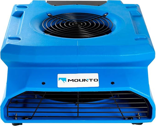 MOUNTO 1/4 HP 1200 CFM Low Profile Air Mover, 2-Speed Carpet Dryer Floor Fan - Image 2