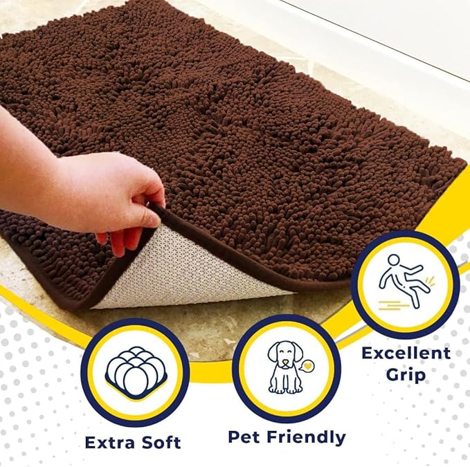 Muddy Mat® Shown on TV – Super Absorbent Microfiber Dog Door Mat - Image 3