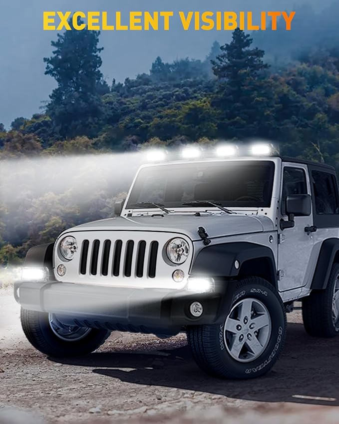 NAOEVO 7 Inch LED Light Bar, LED Off Road/Fog Lights, Work - Image 9