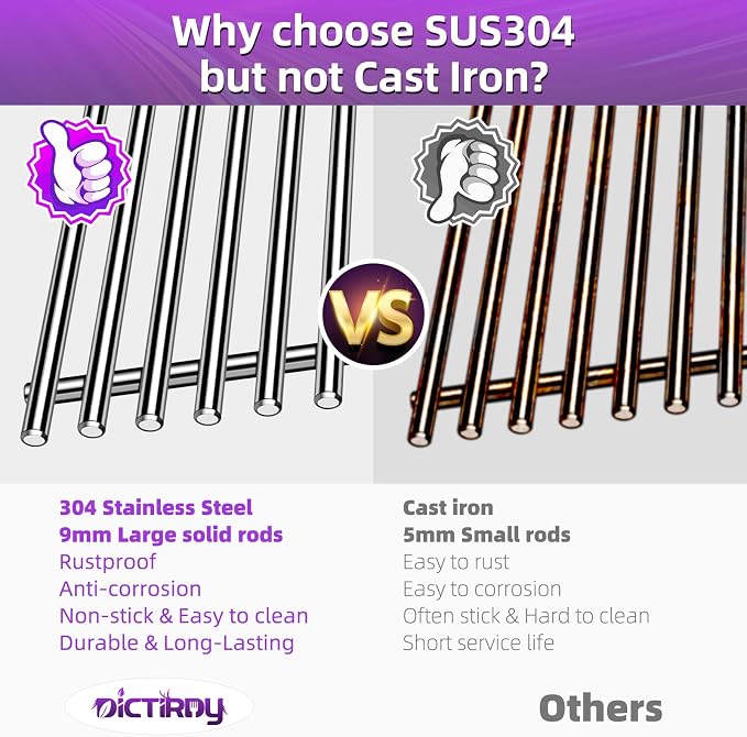 9MM 304 Stainless Steel Grill Grates - Image 6