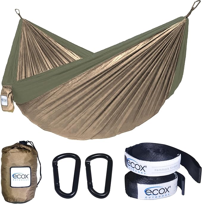ecox Outdoors Parachute Hammock Single by ecox