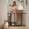 Mumeasy 29.6-46" Baby Gate for Stairs, Pressure Mounted Dog Gate for Doorways by Mumeasy-FocusonBabyPetSafetyGate