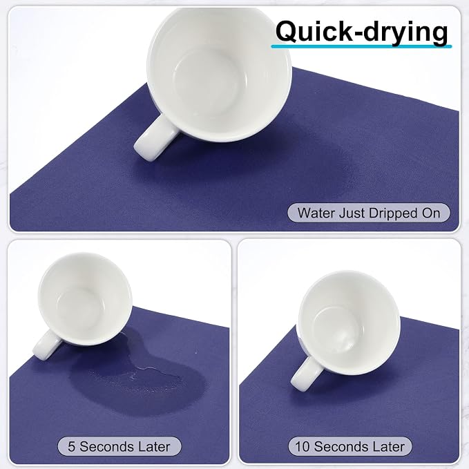 uxcell Silicone Mats for Kitchen Counter, 35.4" x 23.6" Non-Slip Countertop - Image 4
