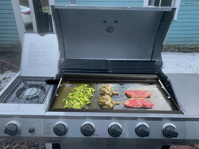Full Size Griddle Inserts for Char-Broil Performance 5 Burner Series, Flat Top - Image 6