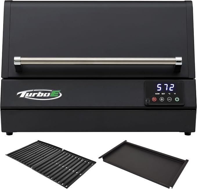 Turbo E XL Electric Grill, 1700W Infrared, Warming Rack and Probe, Apartment - Image 9