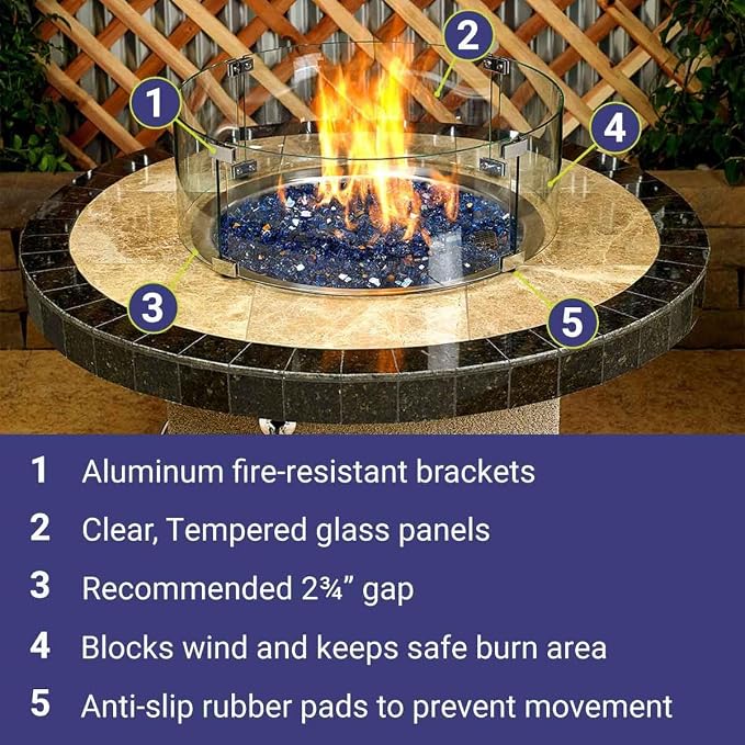 American Fire Products | Tempered Glass Flame Guard - Image 9