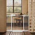 Baby Gate for Stairs No Drill 38.58-43.31 Inch, Pressure Mounted Metal Child by Unknown