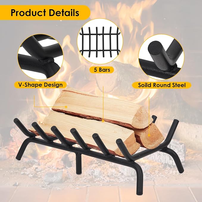 STBoo Fireplace Grate 20inch - Image 5