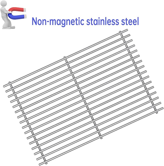 17.4” Grill Grates Replacement for 7536 7525 Weber Spirit Grill E-310, 300 - Image 5