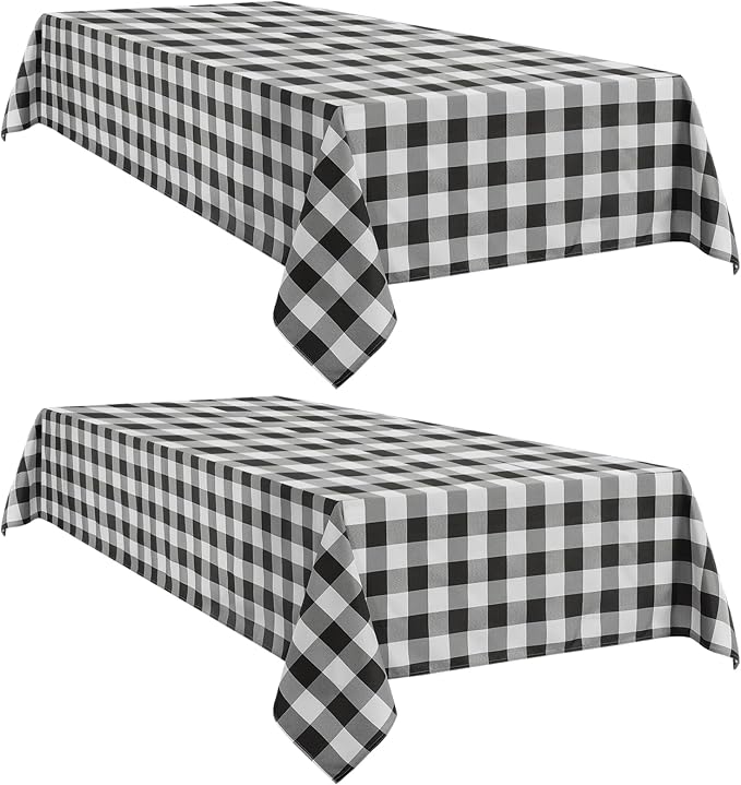 Softalker Gingham Checkered Tablecloth Rectangle by Softalker
