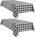 Softalker Gingham Checkered Tablecloth Rectangle by Softalker