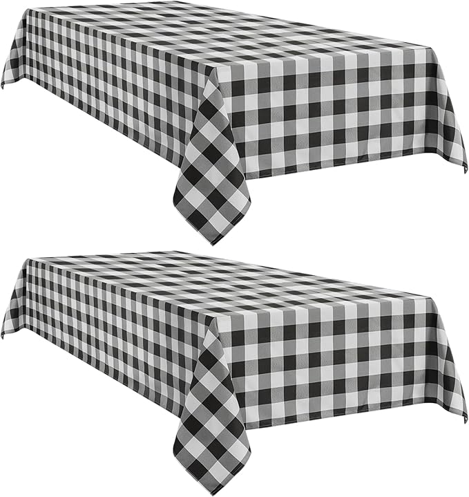 Softalker Gingham Checkered Tablecloth Rectangle by Softalker