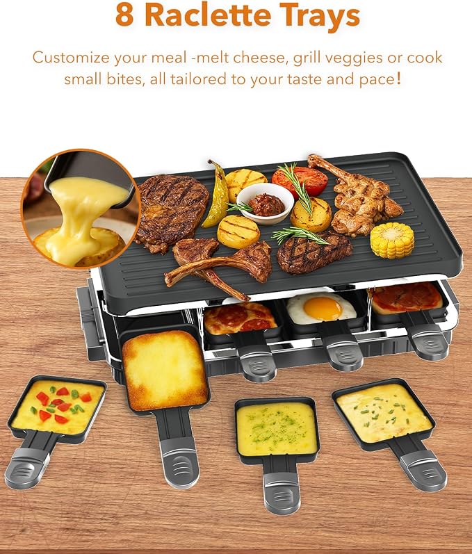 HBN Electric Raclette Table Grill - Image 3