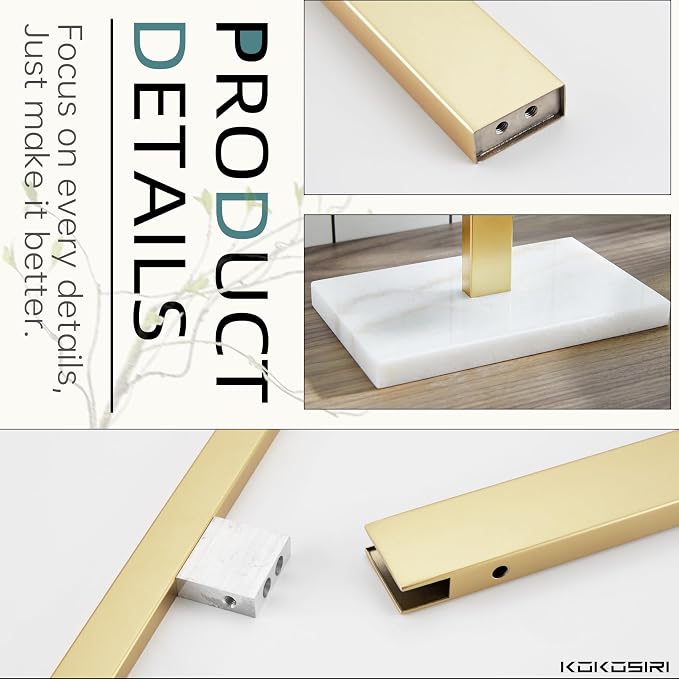 KOKOSIRI Hand Towel Holder Stand Towel Rack - Image 7