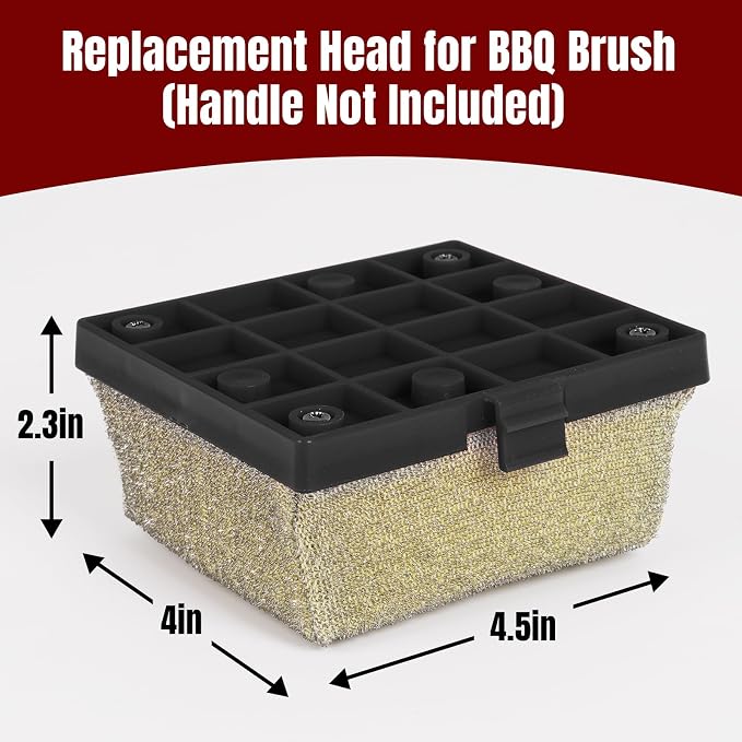 SHINESTAR Grilling Brush Bristle Free Replacement Head – BBQ Cleaning Head - Image 5