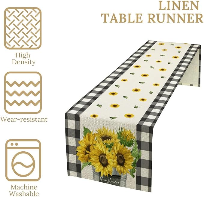 Morden Sunflower Table Runner - Image 5