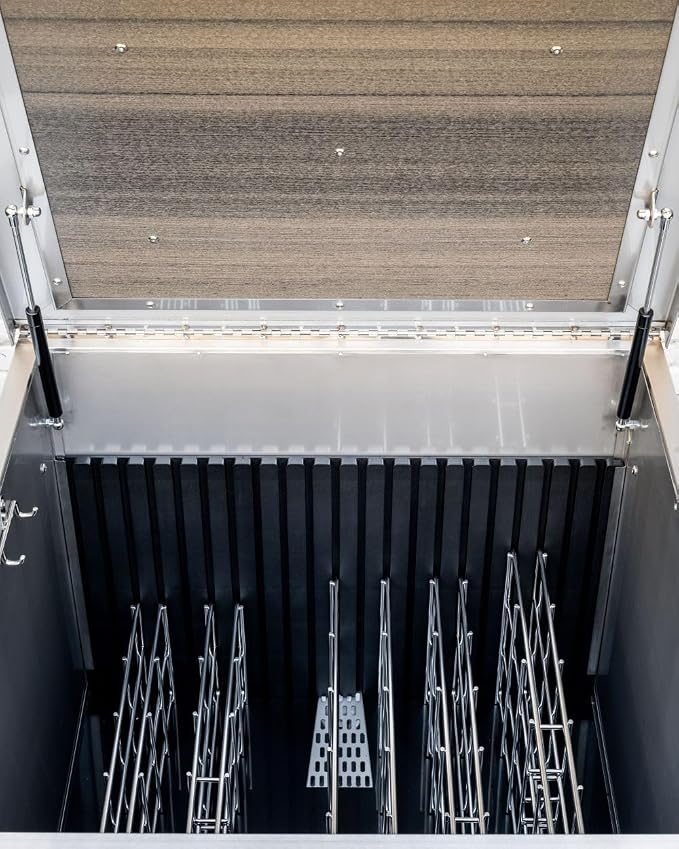 Package: Grill Accessory Storage System, Mobile Prep Station & Serving Cart | - Image 6