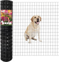 Black PVC Coated Welded Wire Fence 48 Inch x 50 Foot, 2 Inch x 3 Inch 16GA by FOREHOGARGARDEN%EF%BC%86HOME