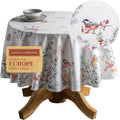Maison d' Hermine Table Cloth Round Table 100% Cotton 69 Inches Fall Tablecloth by MaisondHermine