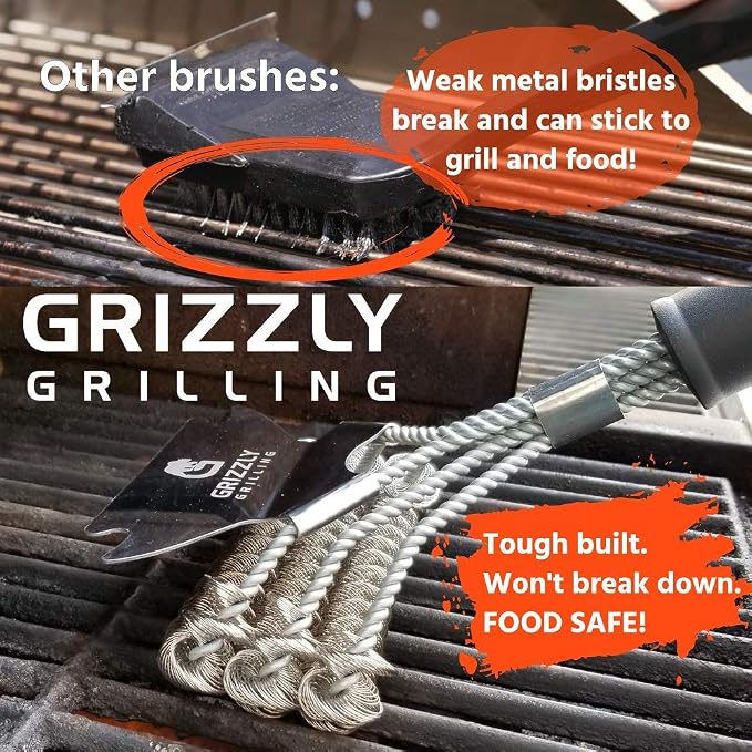 Grill Brush and Scraper - Image 3