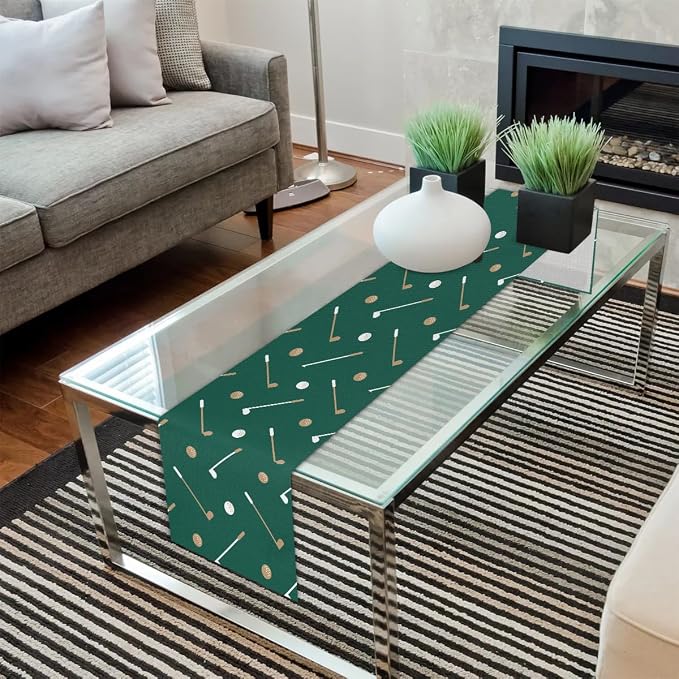 Golf Club Golf Ball Table Runner Kitchen Dining Table Runner 13*48in Table - Image 7