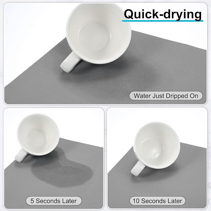 uxcell Silicone Mats for Kitchen Counter, 35.4" x 23.6" Non-Slip Countertop - Image 4