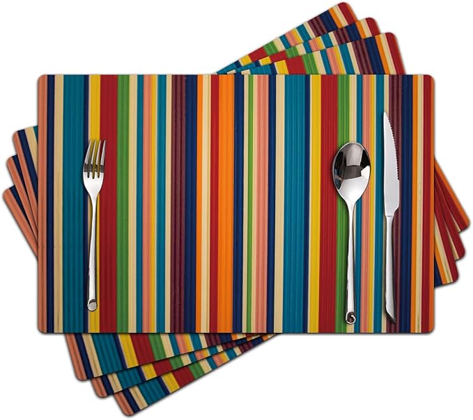Faux Leather Placemats Set of 4 by Unknown