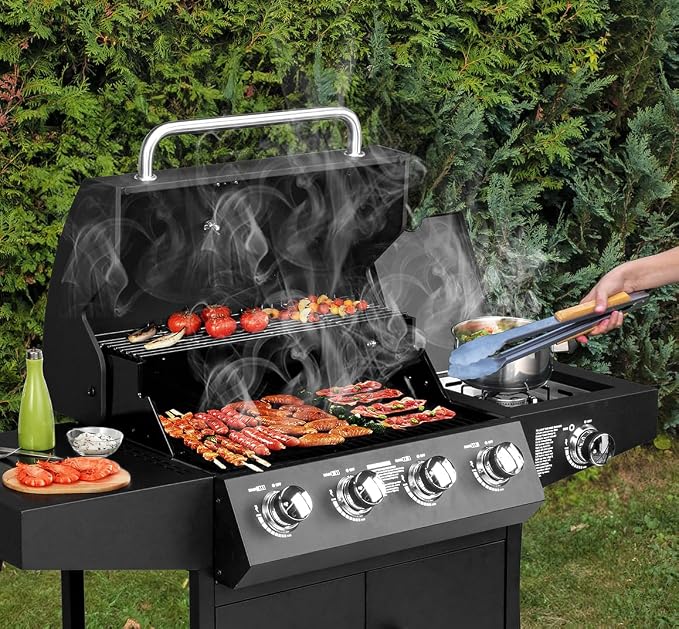 ROVSUN 4-Burner Propane Gas BBQ Grill - Image 5