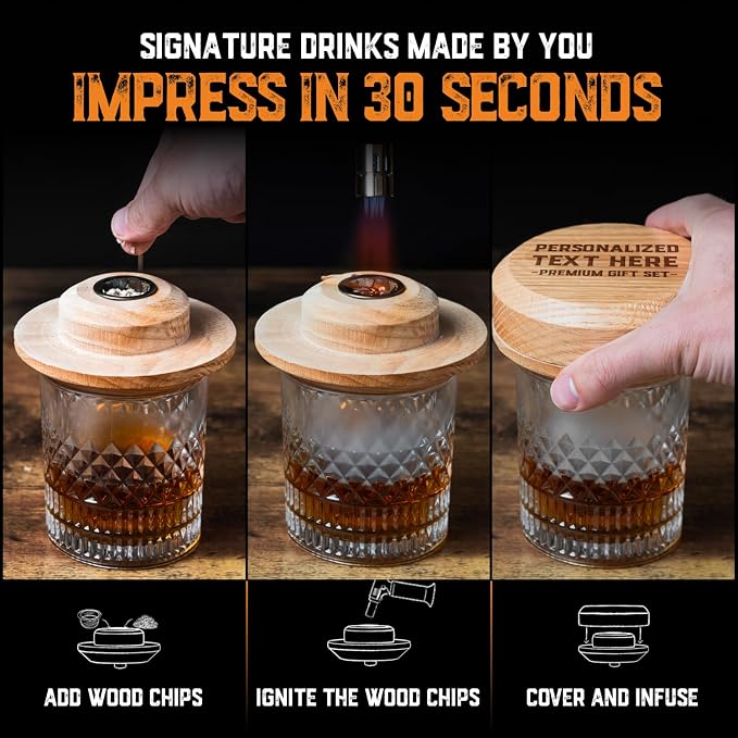 Custom Whiskey Cocktail Smoker Kit - Image 5