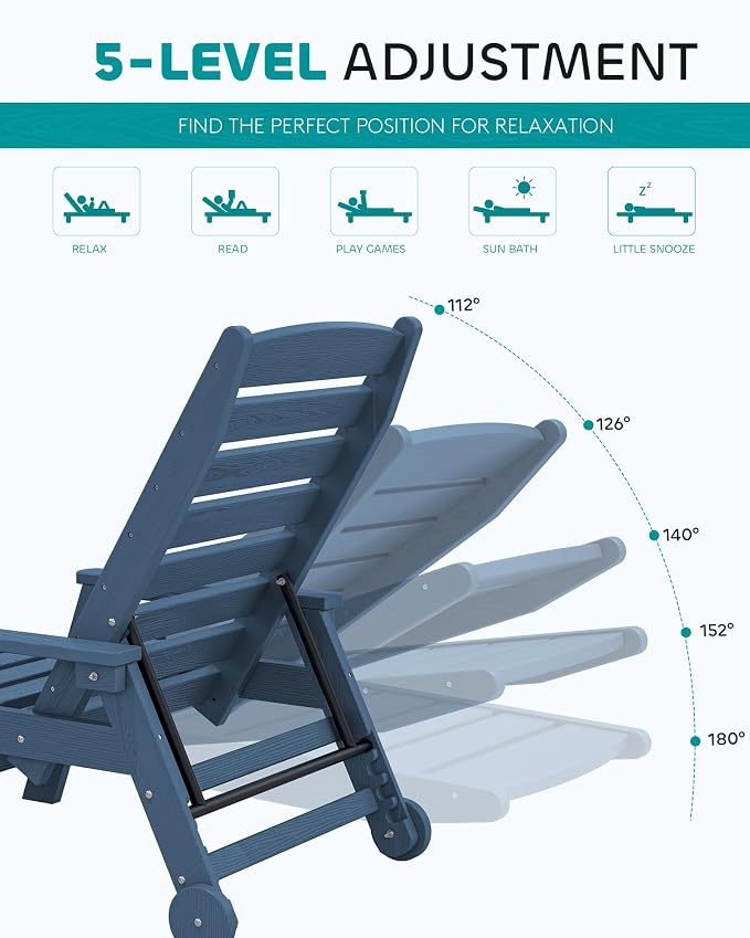SERWALL Outdoor Lounge Chairs Set - Image 6