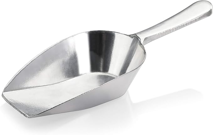 New Star Foodservice 34646 One-Piece Cast Aluminum Flat Bottom Bar Ice Flour by NewStarFoodservice
