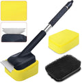 Grill Brush Bristle Free with 2 Replaceable Heads, Steam-Enhanced Scraper by GemCity