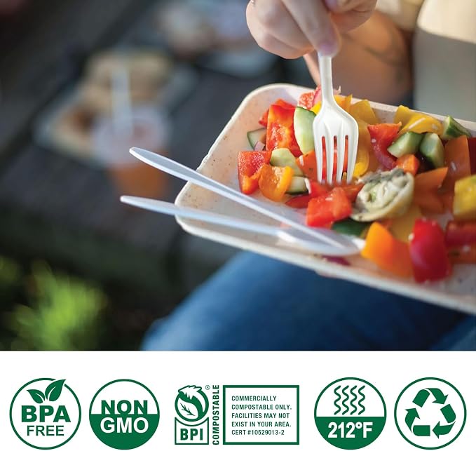 100% Compostable No Plastic Utensils - Image 6