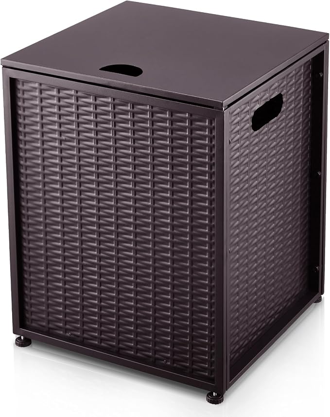 Outdoor Propane Tank Cover by PioneerWorks