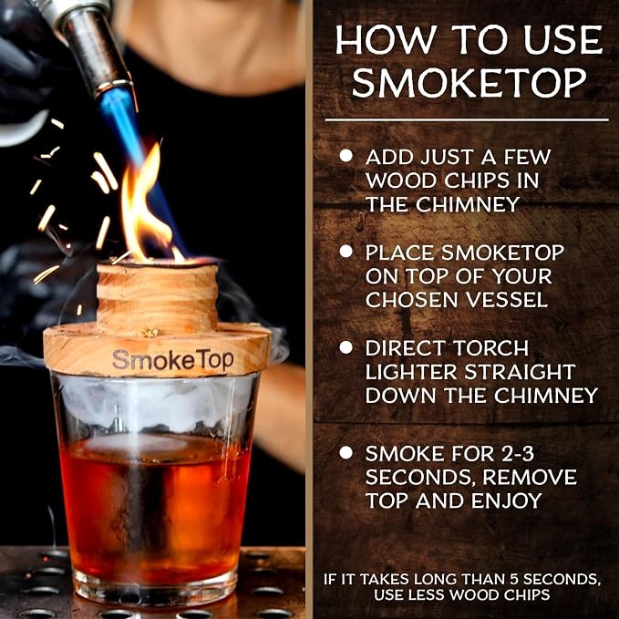SmokeTop Cocktail Smoker Kit 5 Pack - Image 7