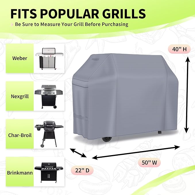 NEXCOVER Barbecue Gas Grill Cover - Image 2