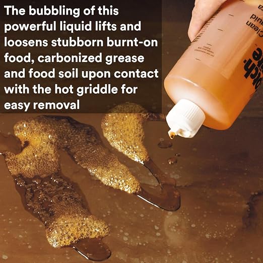 3M H-701-32OZ Scotch-Brite Griddle Cleaning, Quick Clean Liquid 701, 4 Quarts - Image 3
